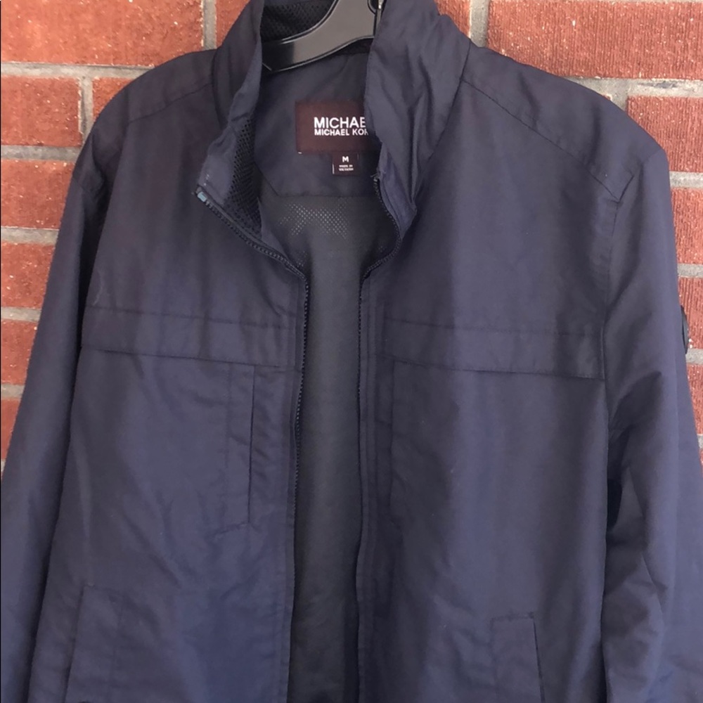 Mk men’s - medium size jacket- navy blue - Picture 2 of 13